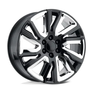 OE Creations – PR202 – Black – 22″x9″ 28mm – Summer Wheels – 202GC-2295828